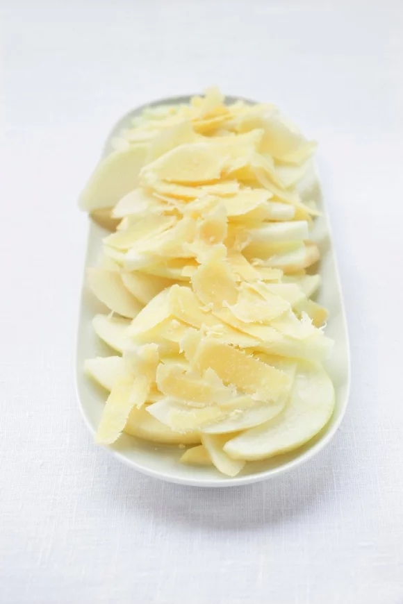 Peren met parmezaan
