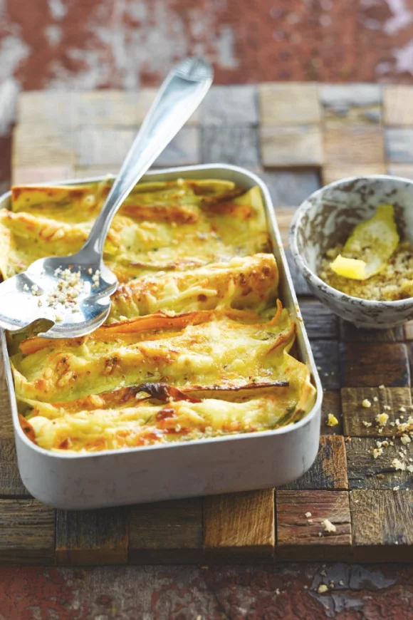 Lasagne met verloren groenten