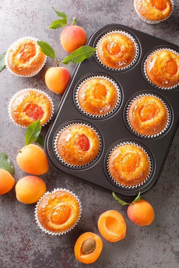 Abricozenmuffins met stroop