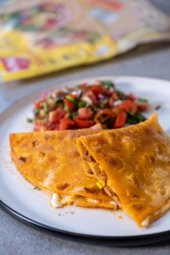Glutenvrije quesadilla’s met gehakt