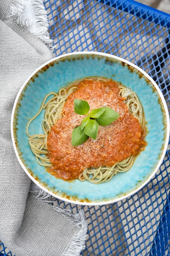 Spaghetti met verborgen groenten