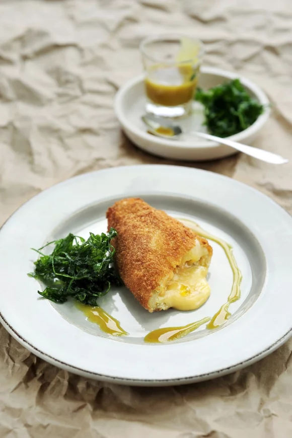 Gepaneerd witloof met cheddar