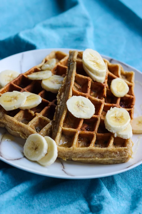Havermoutwafels met banaan 