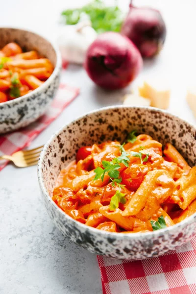 Pasta met spek en mascarpone