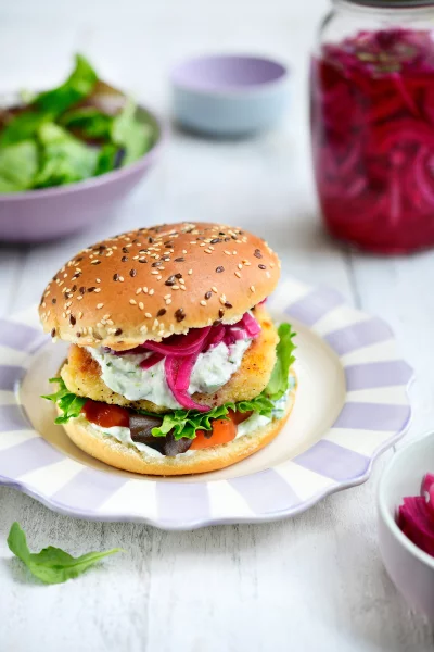 Halloumi burger