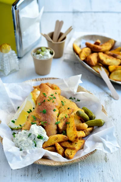 Fish and chips met tartaarsaus