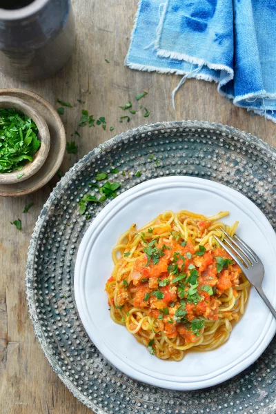 Butternut courgetti