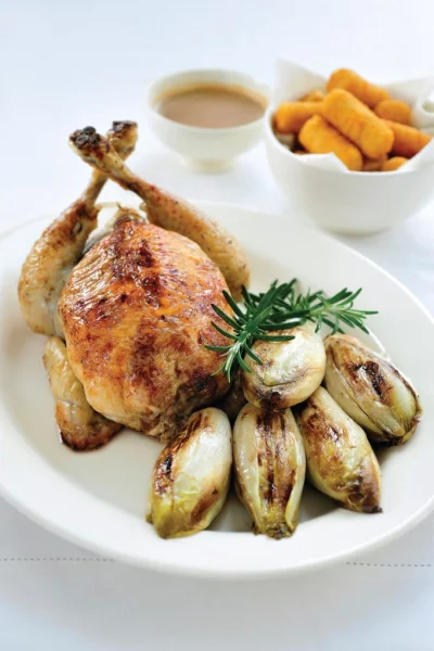 Gevulde chapon met witloof