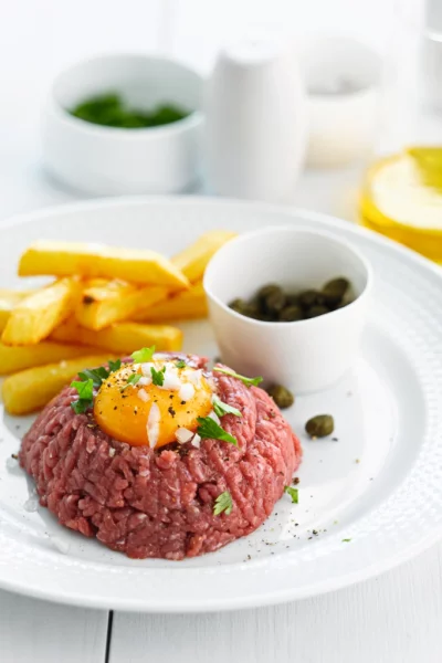 Americain aan tafel bereid