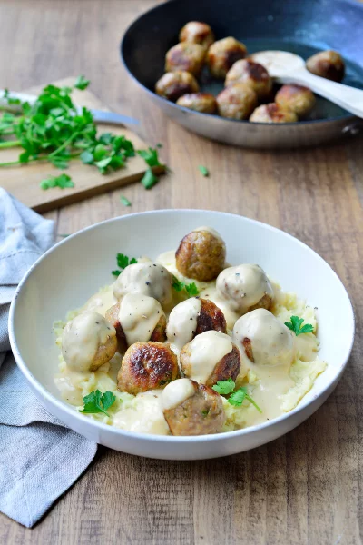 Zweedse balletjes met puree