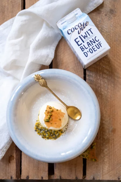 Tropische bavarois met tuile