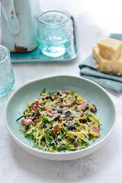 Courgetti carbonara