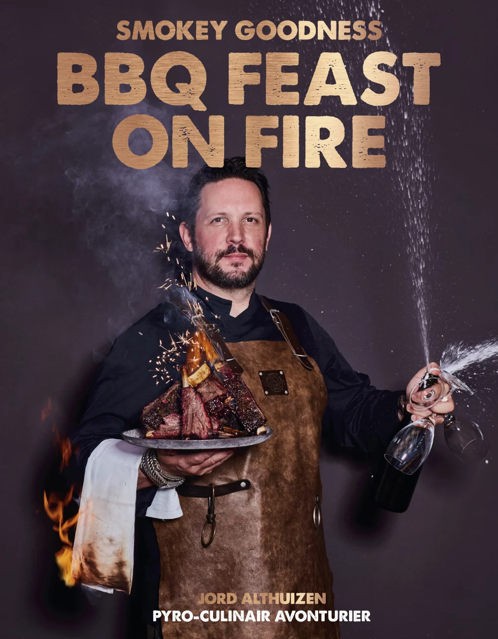Smokey Goodness, BBQ feast on fire