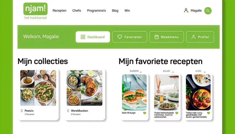 Haal meer uit je culinaire ervaring met een njam!-account