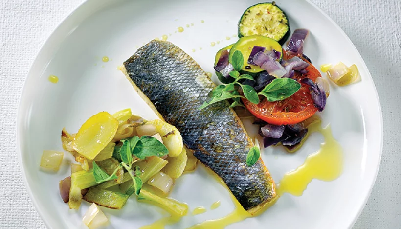 Licht feestmenu