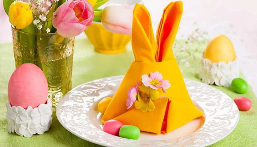 Simpele en lentefrisse DIY paasdecoratie