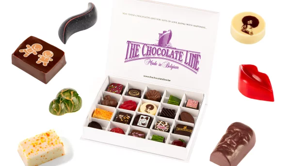 Win een doos pralines van The Chocolate Line