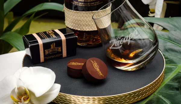 Win een doosje Zacapa pralines van The Chocolate Line