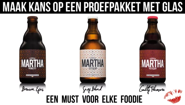 Win een Martha bier proefpakket met glas