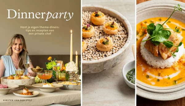 Win een exemplaar van het boek 'Dinnerparty' van Kirsten van der Stelt!