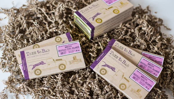 Win een Tree to Bar chocoladereep van The Chocolate Line